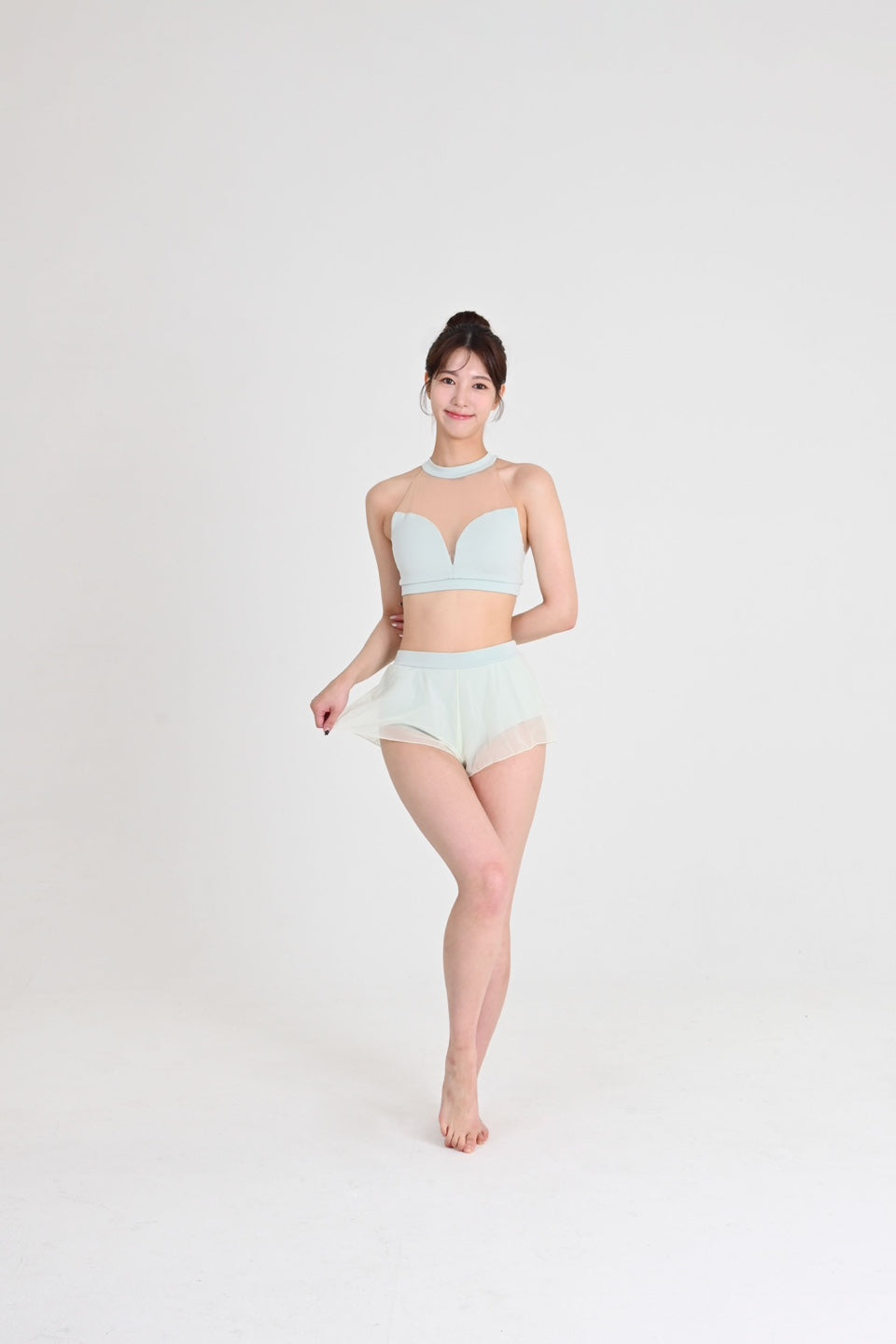 FORALL|Tulip Halter Top-pastel