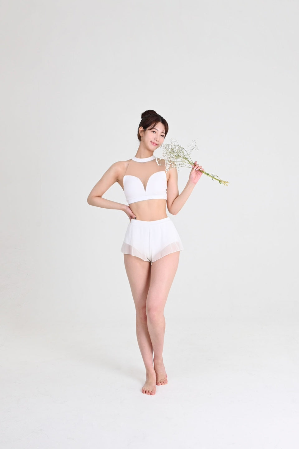 FORALL|Tulip Halter Top-pastel