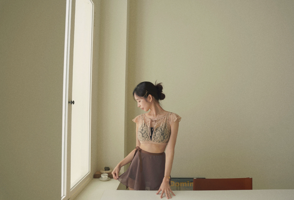 Lenique|Black swan set