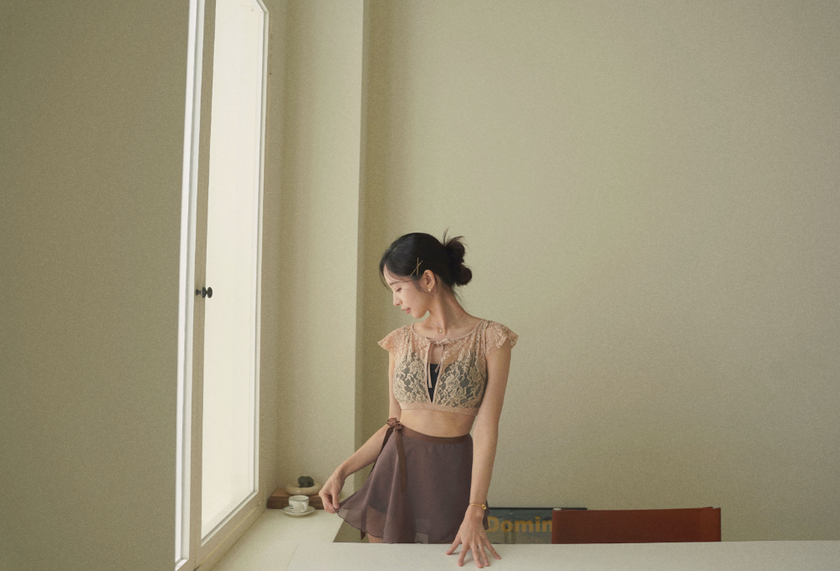 Lenique|Black swan set