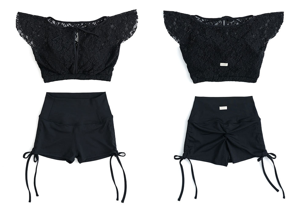 Lenique|Black swan set
