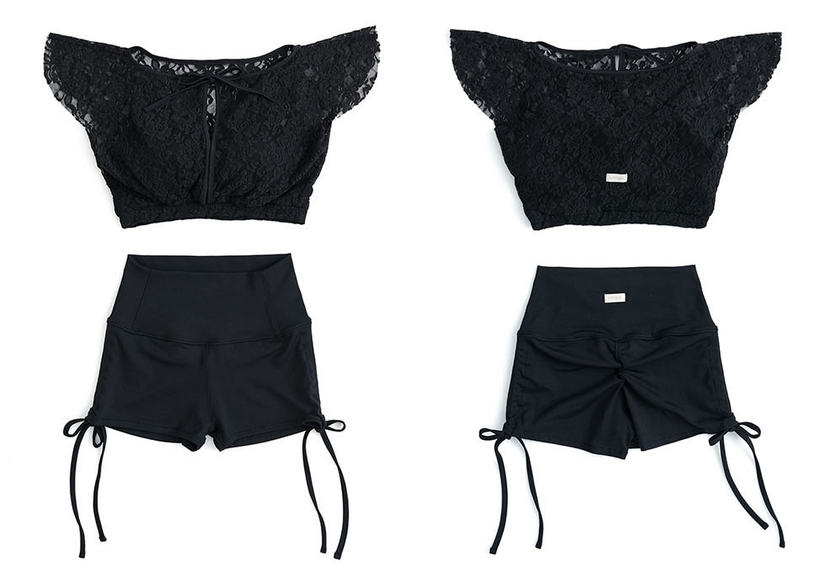 Lenique|Black swan set