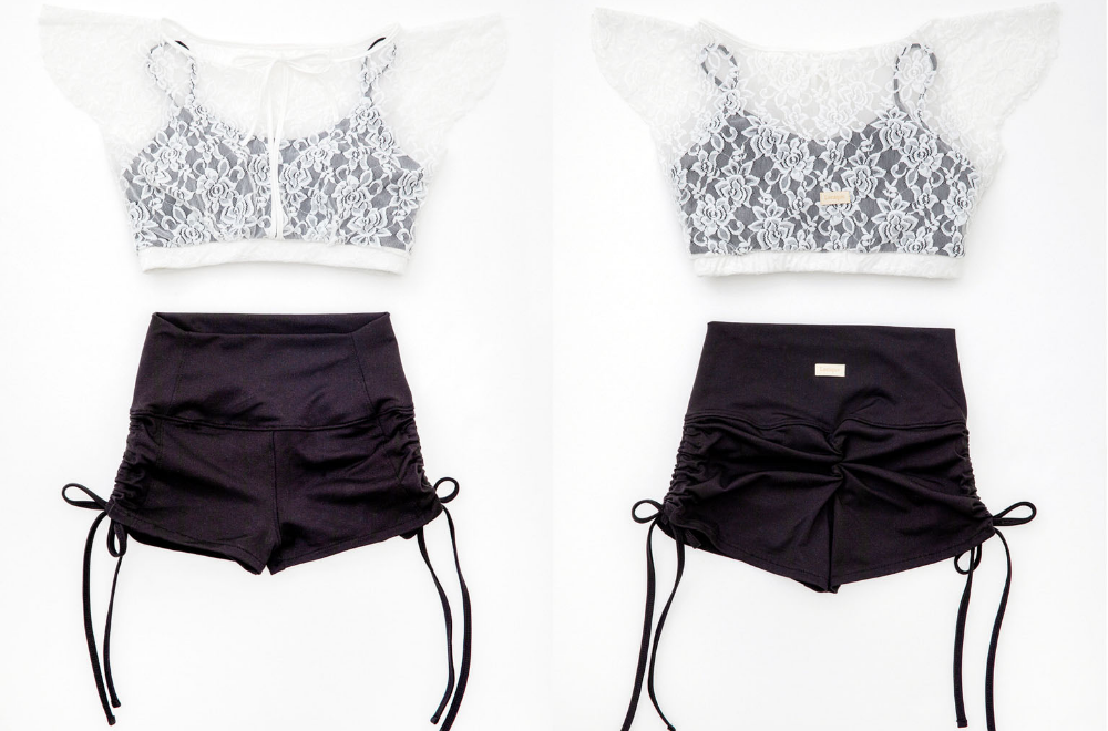 Lenique|Black swan set