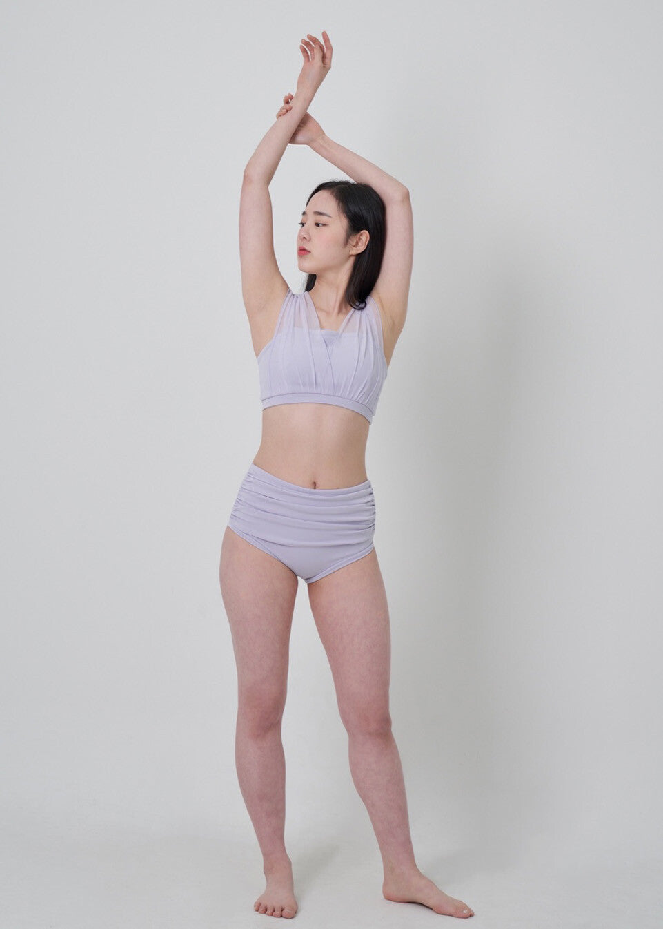FORALL|Shirring High Pants-pastel