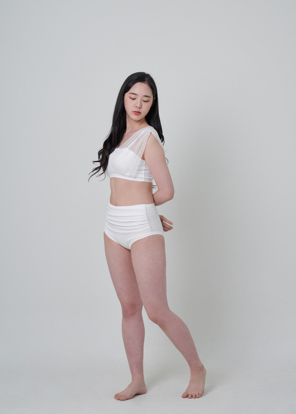 FORALL|Shirring High Pants-pastel