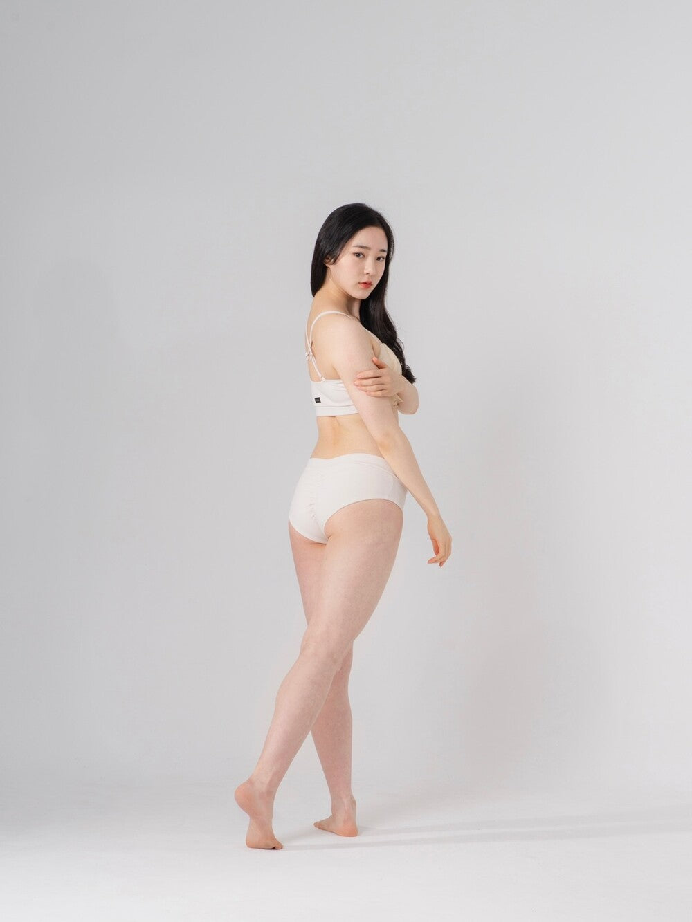 FORALL|V-cut Low Pants-pastel