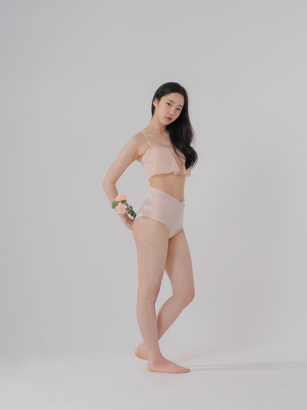FORALL|V-cut High Pants-pastel