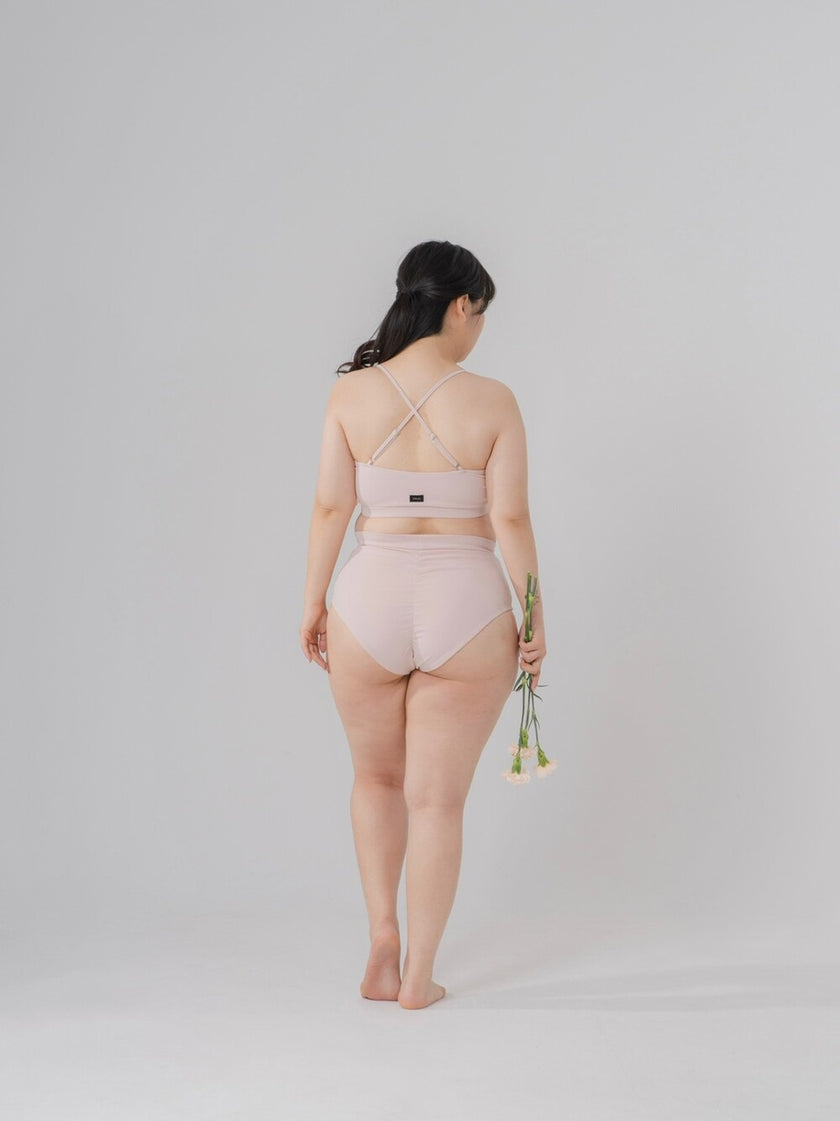 FORALL|V-cut High Pants-pastel