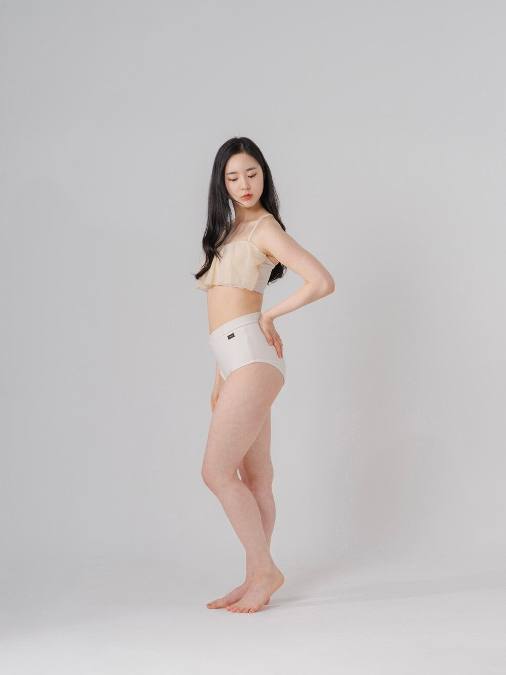 FORALL|V-cut High Pants-pastel