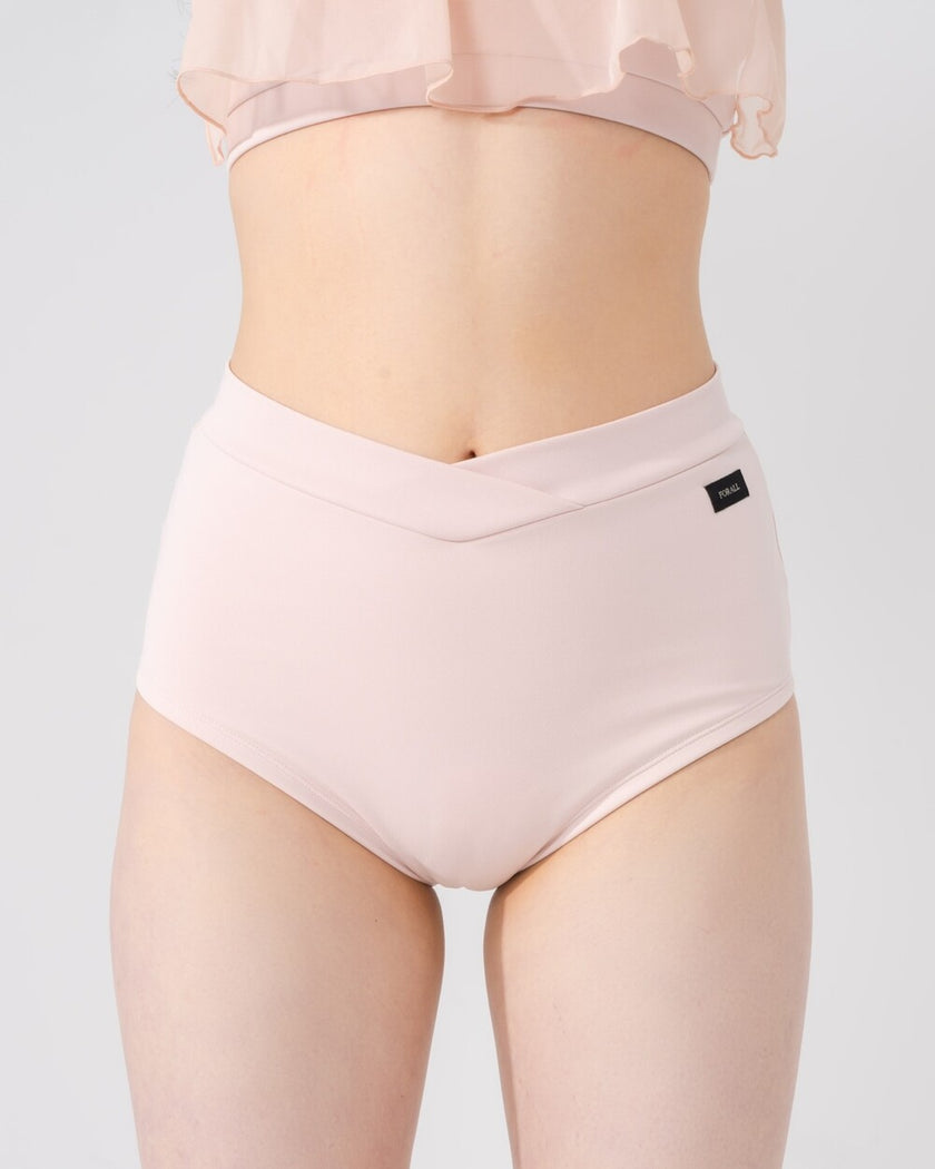 FORALL|V-cut High Pants-pastel