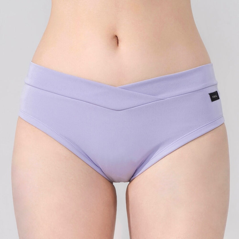 FORALL|V-cut Low Pants-pastel