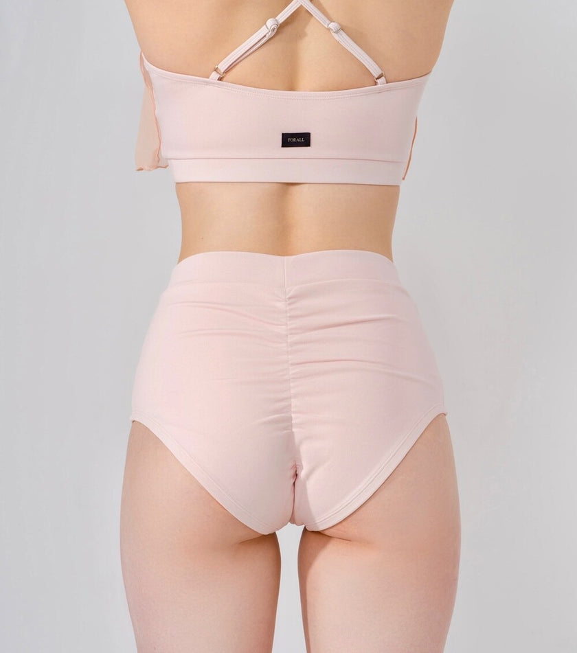 FORALL|V-cut High Pants-pastel