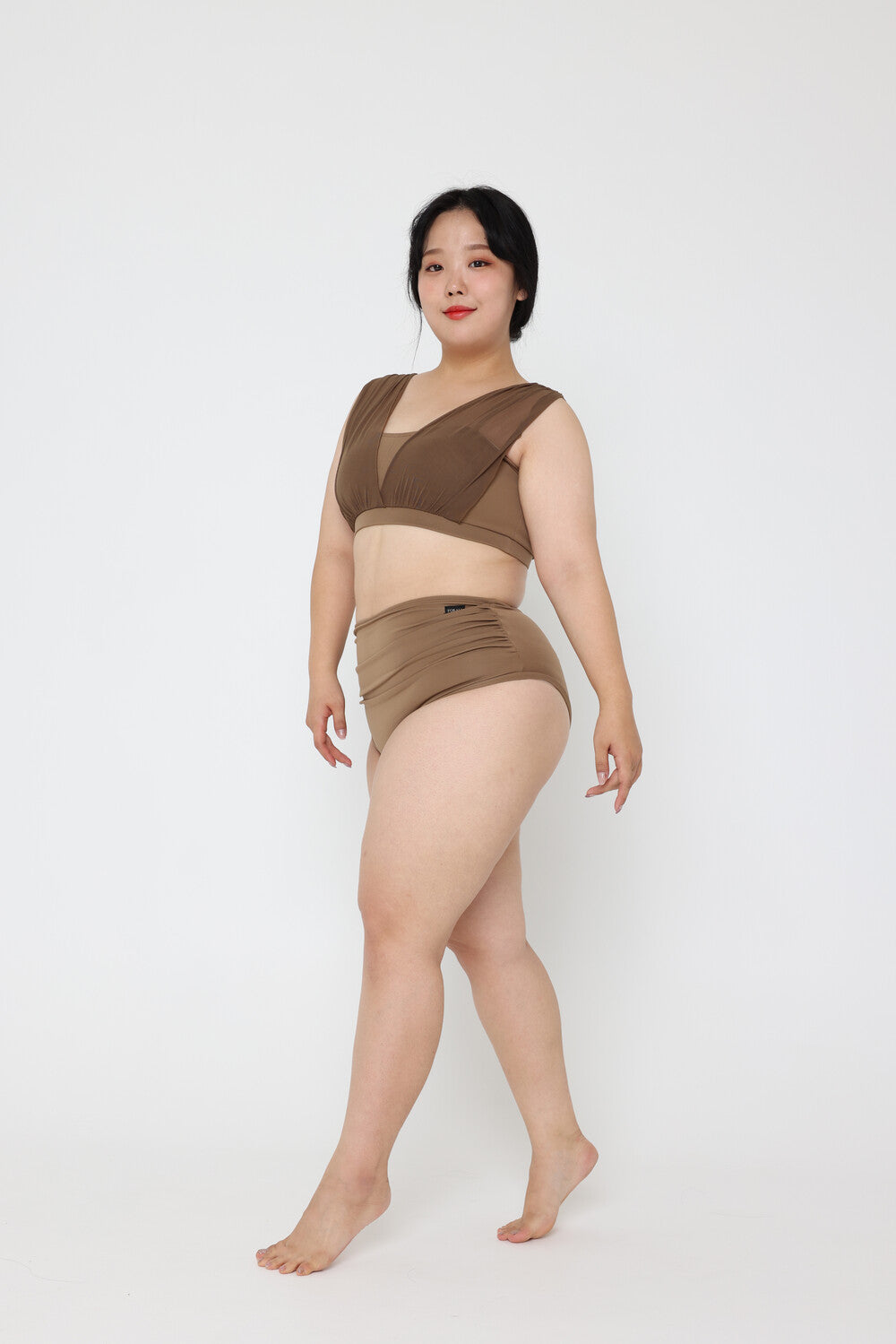 FORALL|Shirring High Pants-mute