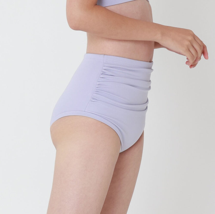 FORALL|Shirring High Pants-pastel