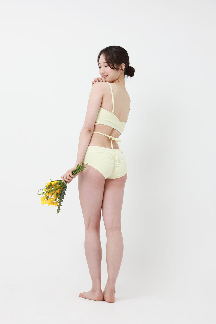 FORALL|Marybell Shirring Top-pastel
