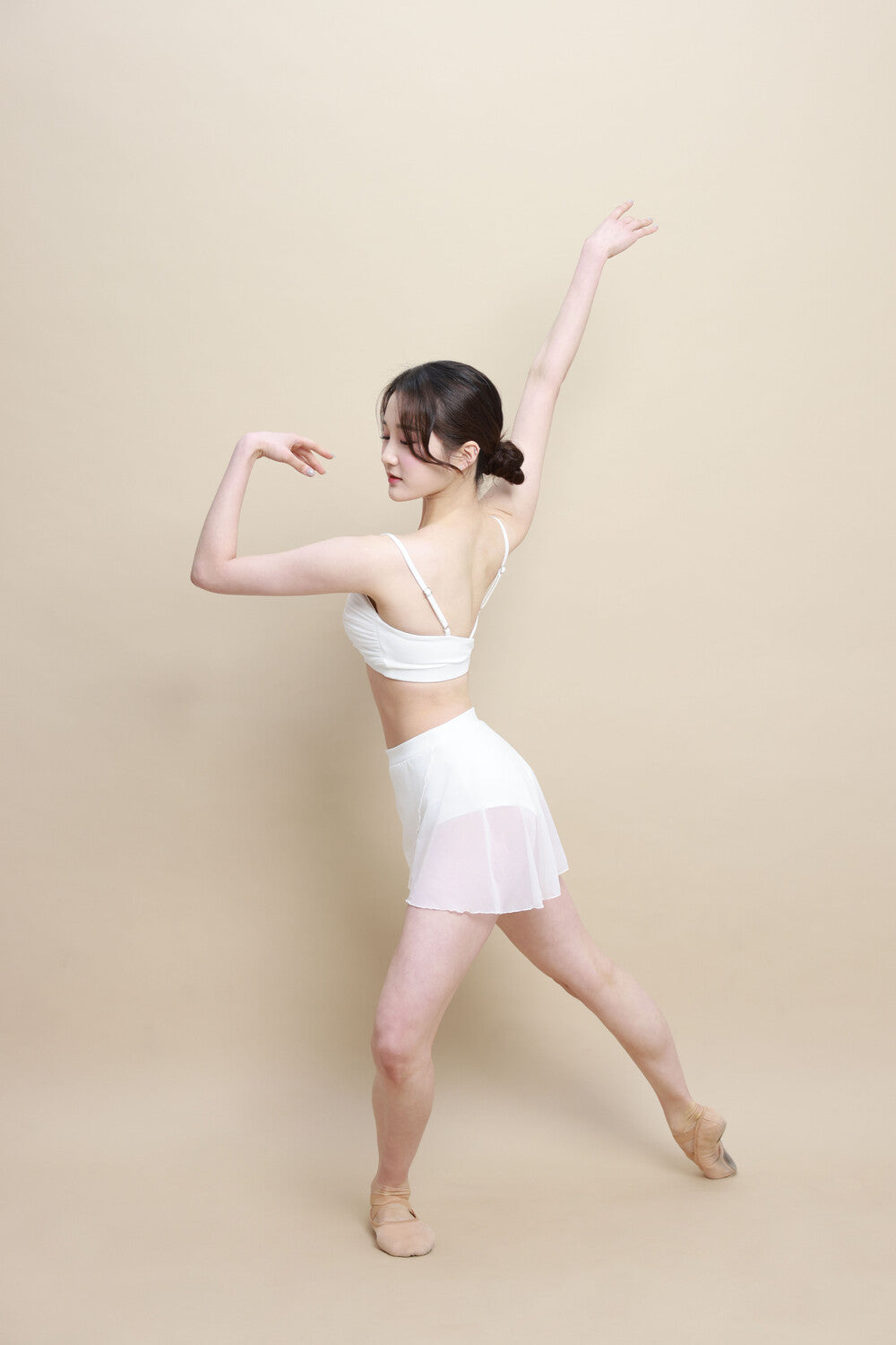 FORALL|Marybell Shirring Top-pastel