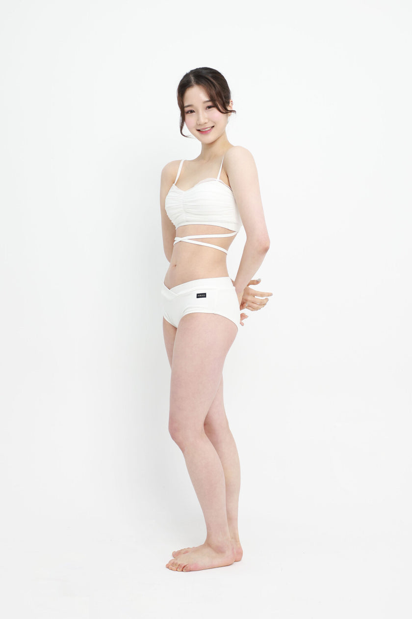 FORALL|Marybell Shirring Top-pastel