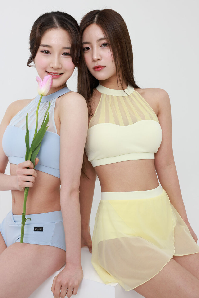 FORALL|Eclore Halter Top-pastel