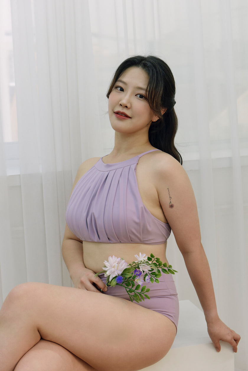 FORALL|Pleats Halter Top
