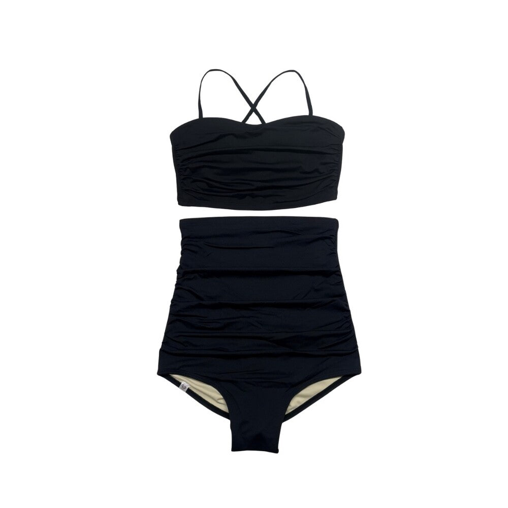 FORALL|Rib Waist High Pants