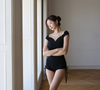 Lenique|Nudy V high waist set
