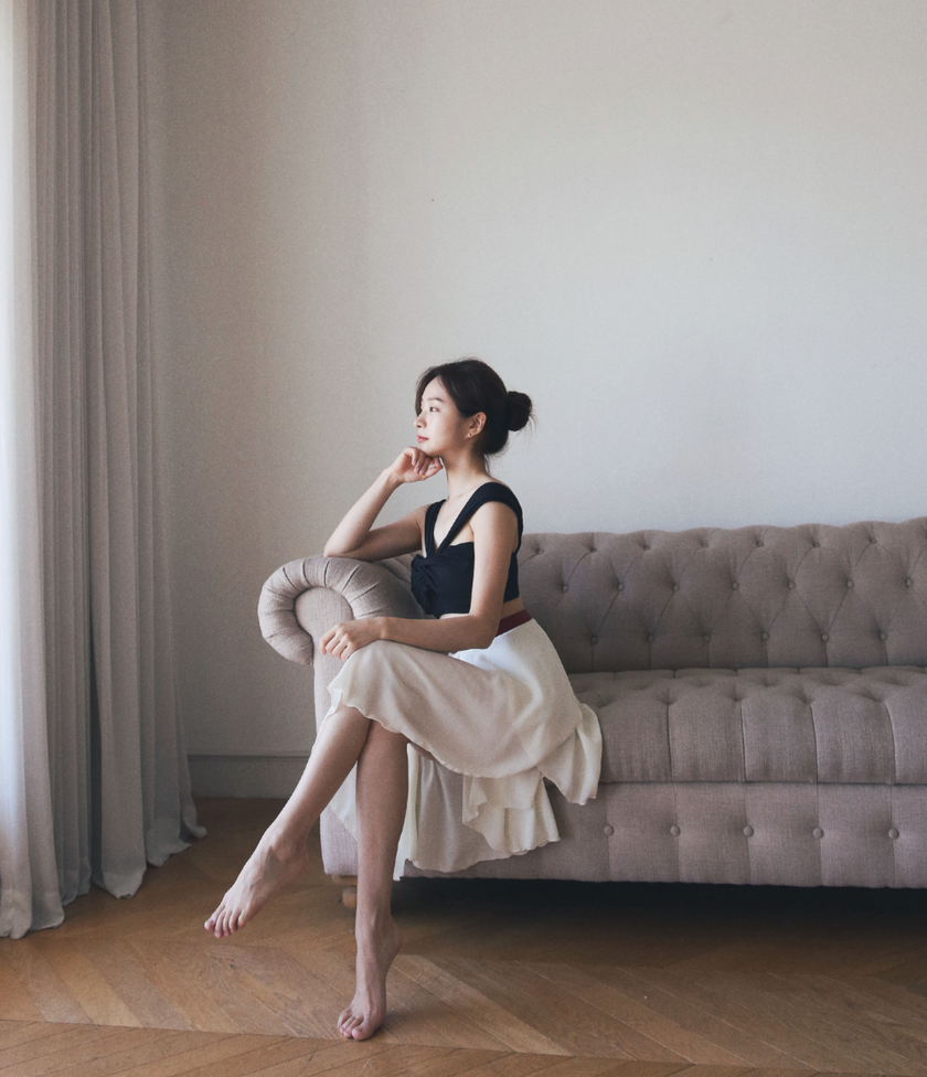 Lenique|Two shoulder ribbon set