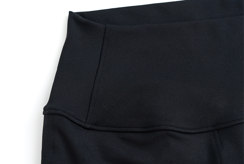 Lenique|Two shoulder ribbon high waist set