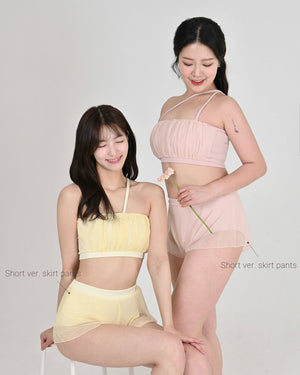 FORALL｜Shirring Tube Top-pastel（シャーリングチューブトップ）