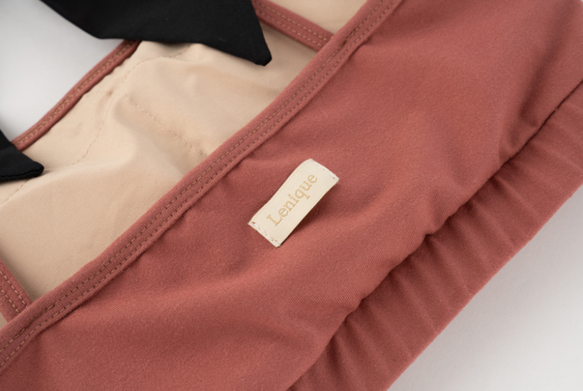 Lenique｜Back ribbon frill lace set