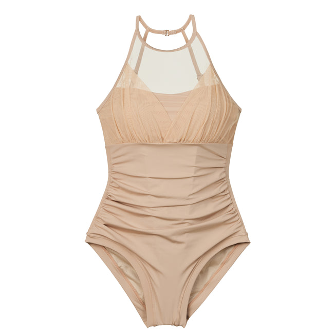 MENUET｜Shishi Halter Monokini （シシ ホルター モノキニ ワンピース｜ブラパッド無し）