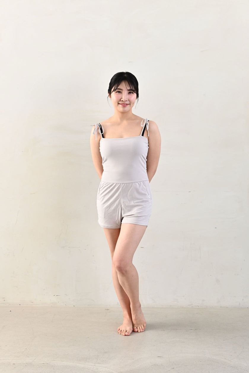 FORALL｜Shorts Fit Jumpsuit（ショートフィットジャンプスーツ）