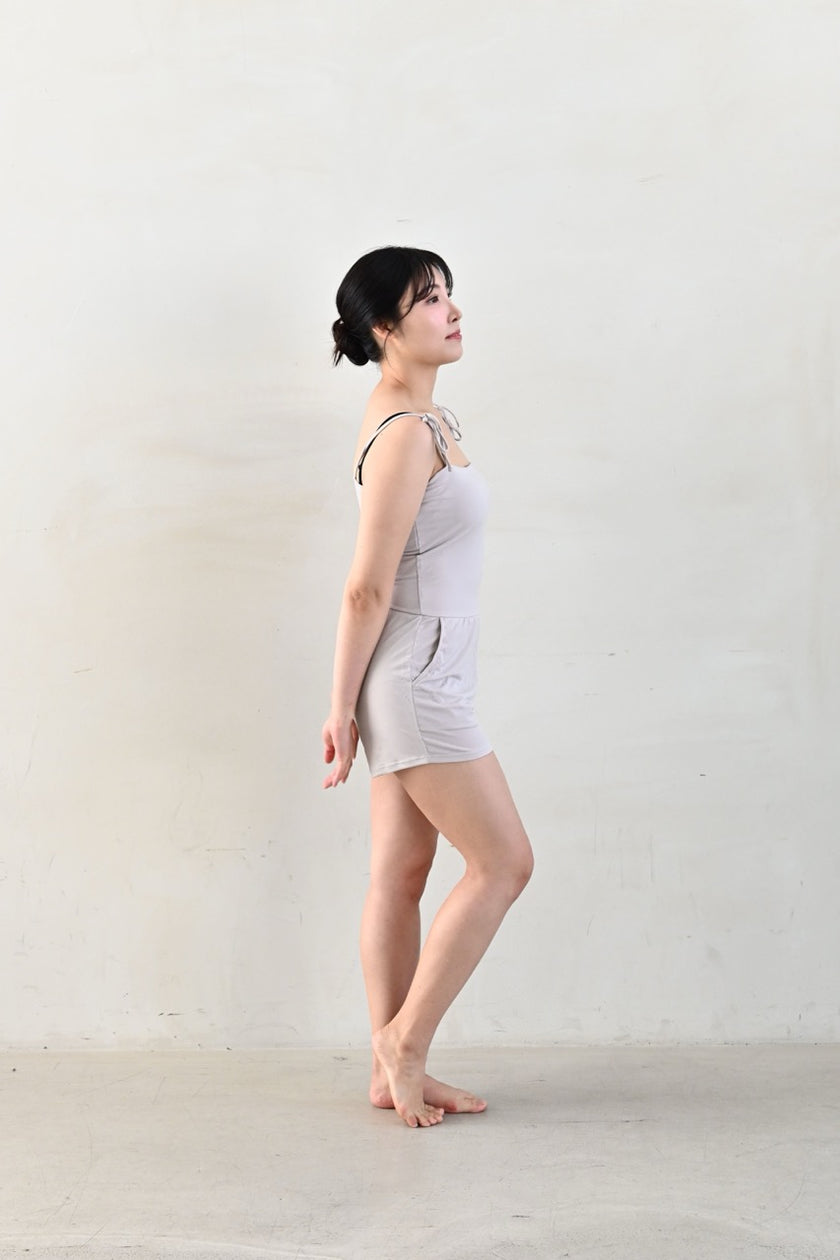 FORALL｜Shorts Fit Jumpsuit（ショートフィットジャンプスーツ）