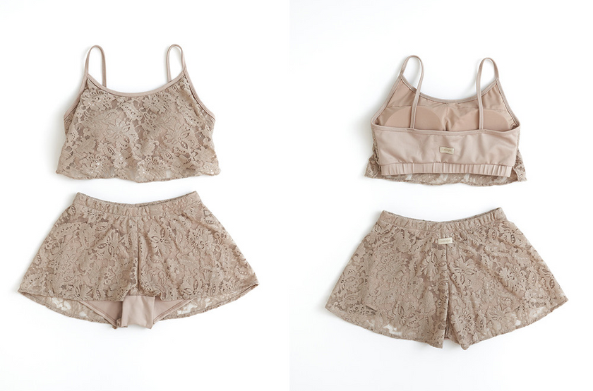 Lenique｜Frill lace set