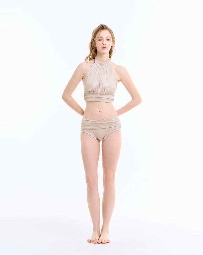 HOT HAN Erna Halter Set シャインベージュ 全身