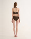 HOT HAN Sharon Halter Set ブラウン 後ろ全身