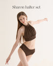HOT HAN Sharon Halter Set ブラウン イメージ