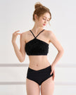 HOT HAN Swan Lace Set ブラック 正面