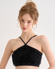 HOT HAN Swan Lace Set ブラック アップ前