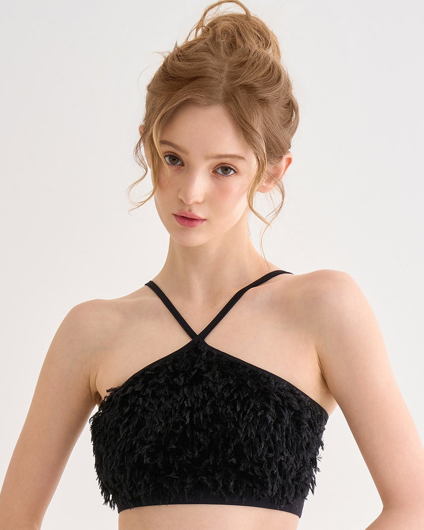 HOT HAN Swan Lace Set ブラック アップ前