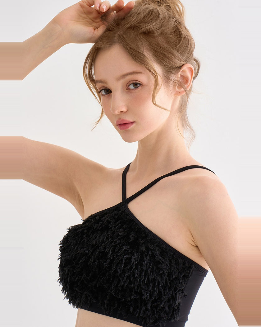 HOT HAN Swan Lace Set ブラック レース素材感