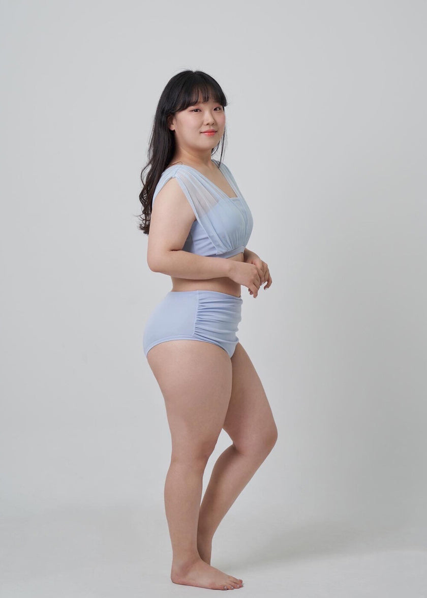 FORALL｜Shirring High Pants-pastel（シャーリングハイパンツ）