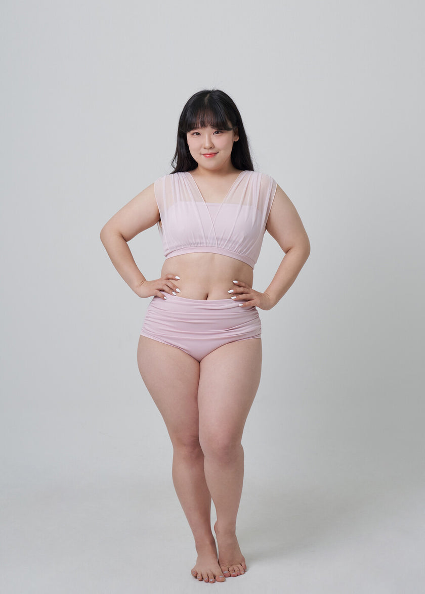 FORALL｜Shirring High Pants-pastel（シャーリングハイパンツ）