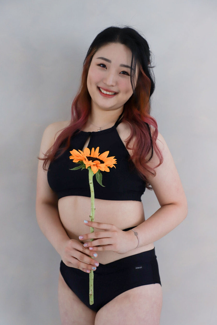 FORALL｜V-cut Low Pants-vivid