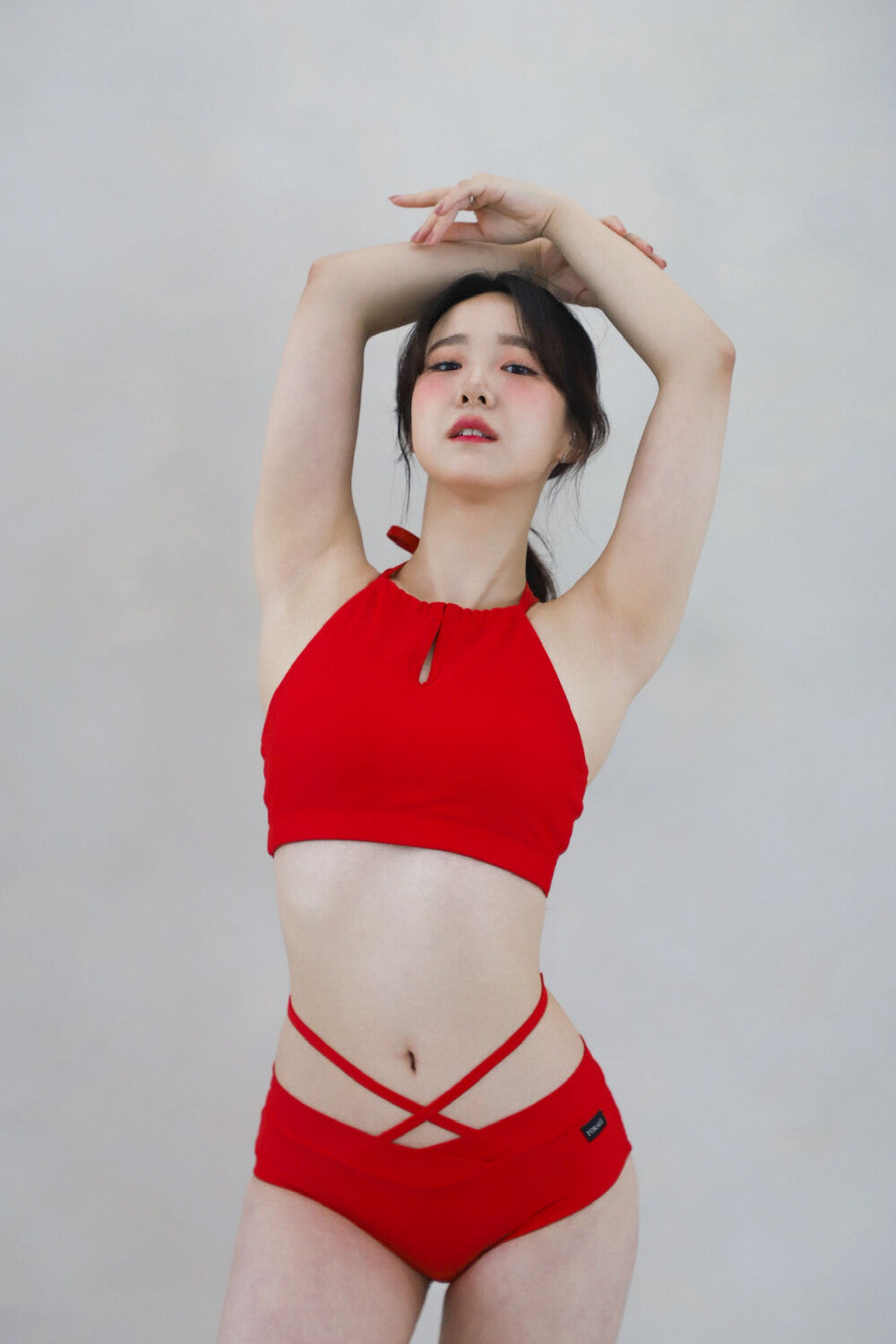 FORALL｜V-cut Low Pants-vivid
