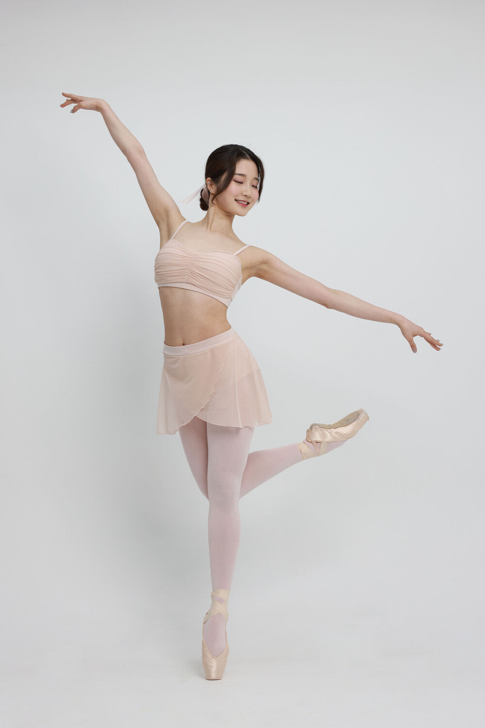 FORALL｜Marybell Shirring Top-pastel