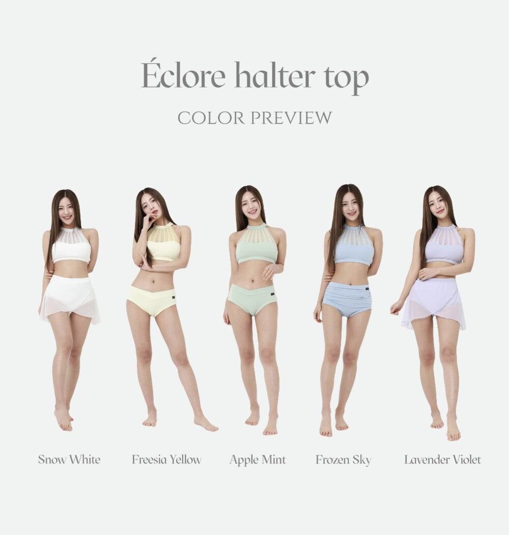 FORALL｜Eclore Halter Top-pastel