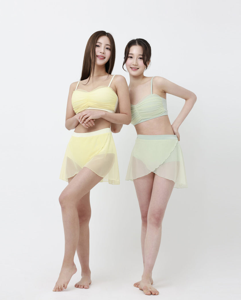 FORALL｜Marybell Shirring Top-pastel