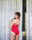 MENUET｜Shishi Halter Monokini （シシ ホルター モノキニ ワンピース｜ブラパッド無し）