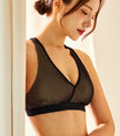 MENUET｜Shishi V-neck Top (no bra pad)