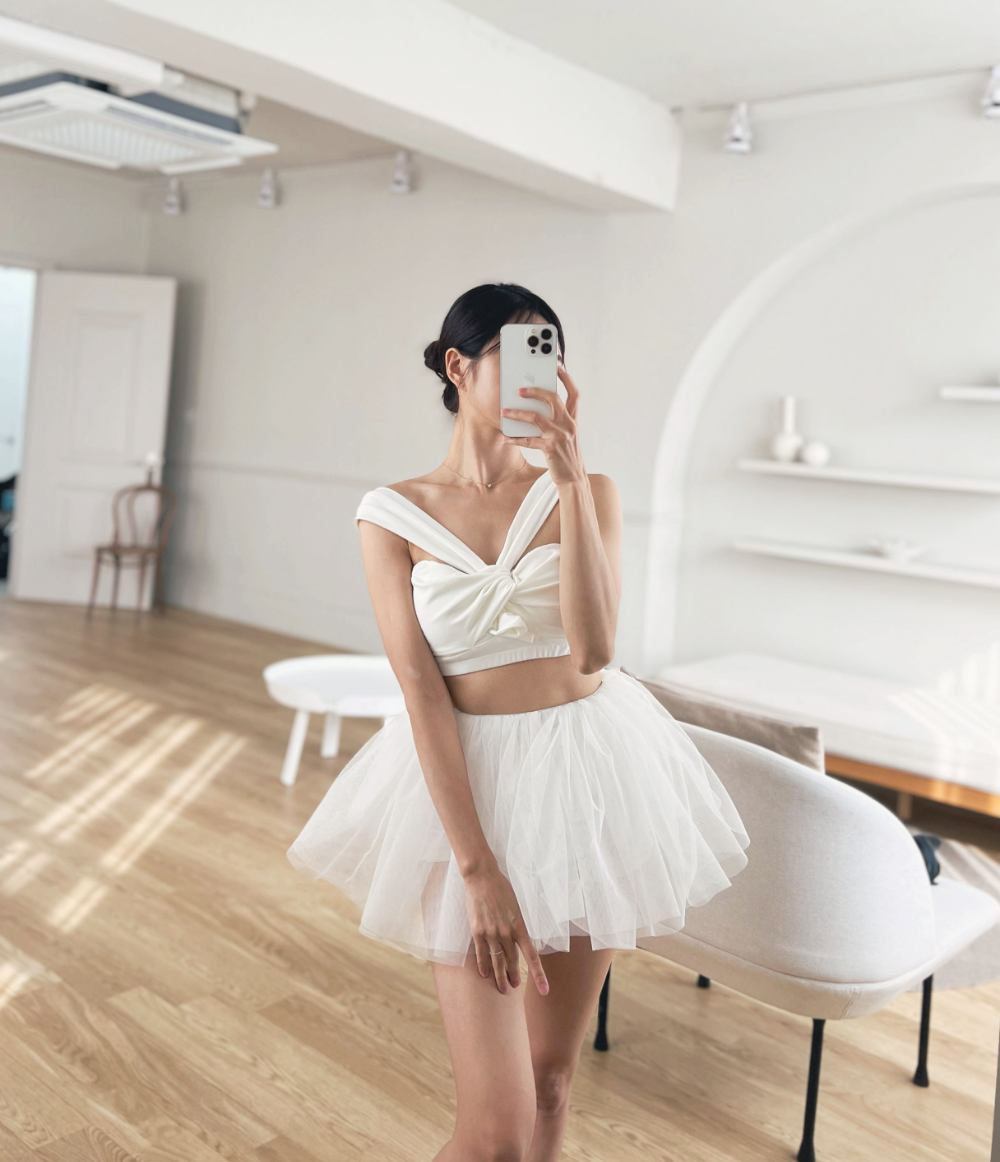 Lenique｜Two shoulder ribbon Set（ツーショルダーリボン セット）